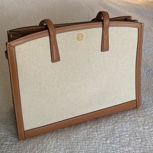 Tory Burch Walker Canvas Satchel NWT
